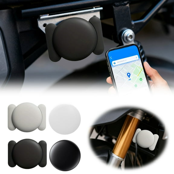 Holder Case for Air tag, Hidden Soft Silicon Protective Cover with Strong Mount GPS Tracker for Metal Surface for Car/Vechiles/Truck/Bike