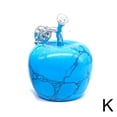 thumbnail image 1 of Apple Statue Healing Crystal Home Decor Gemstone Natural Stone U K P6K4, 1 of 9