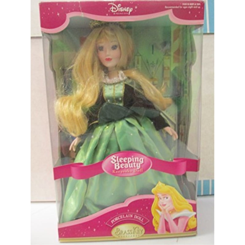 sleeping beauty porcelain keepsake doll