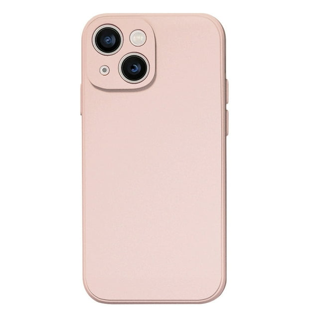 PANDACO Étui Souple à Étui Mate Rose pour iPhone 14