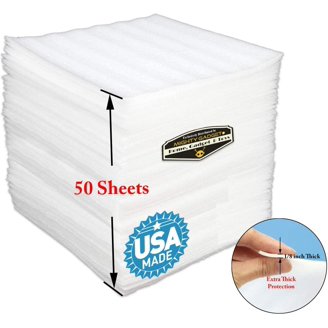 Duck Brand Foam Cushioning Roll - 12 Inches Wide X 40 Feet Long, 3/16" Bubble