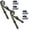 Green, variant on ZOURIH Rifle Sling Two Point Sling Adjustable Length Gun Sling for Rifle with 2 Pack Sling Swivel for M-Rail,Brown