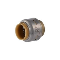 SharkBite U514LFA End Cap Pack, 1/2 in, Push-Fit, Brass