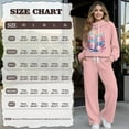 thumbnail image 7 of Xixirimido Axolotls Pink Print Women’s Sweatsuits 2 Piece Outfit Fall Fashion Airport Lounge Sets Long Sleeve Sweatshirt Wide Leg Sweatpants Plus Size Tracksuit, Small, 7 of 7