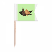 Splatter Chinese Essence Unrestrained Toothpick Flags Labeling Marking for Party Cake Food Cheeseplate