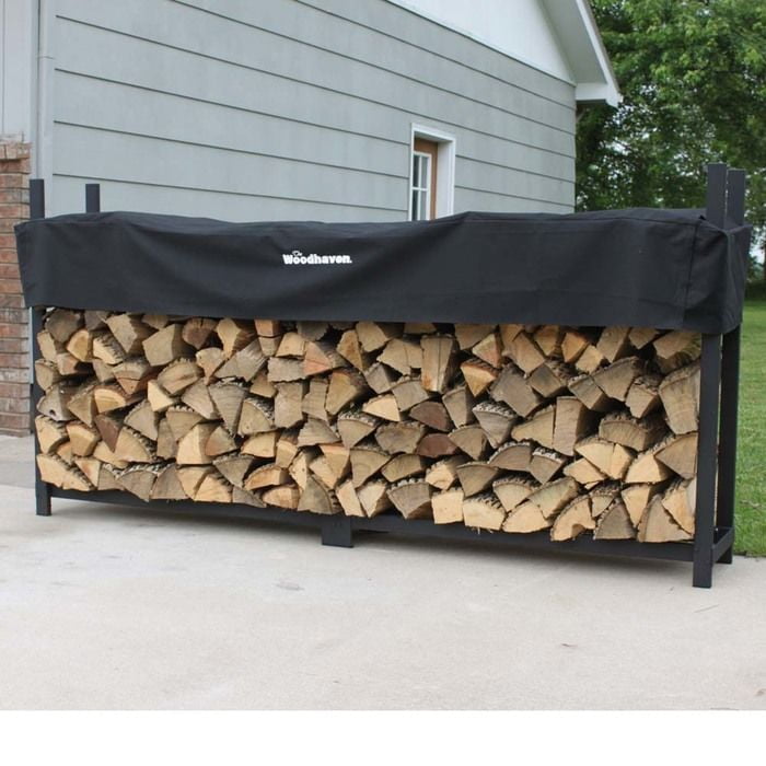 1/2 Cord Woodhaven Firewood Rack and Cover