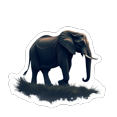 thumbnail image 4 of cartoon Elephant Stickers, Waterproof Elephant Sticker for Water Bottle Laptop Phone Cases Planner Skateboard Luggage Helmet Party Favor Decor, Ideal for Adults Teens Teacher Rewards, 4 of 9