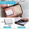 thumbnail image 4 of Organizador de joyas MISSLO Travel plegable con 14 bolsillos, 4 of 7