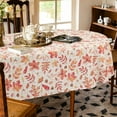 thumbnail image 2 of Fall Tablecloth Oval Thanksgiving Tablecloth,Leaf Tablecloth, Harvest Tablecloth, Fall Tablecloths for Oval Tables, Spill-Proof Table Cloth for Dining Room Table,54x72inch, 2 of 5