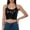 Black, variant on Shiny Metallic Crop Camisole Tops for Women Halter Neck Low Back Sparkly Pu Leather Cami Tank Tops Disco Party Clubwear
