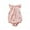 Pink, variant on TUOBARR Infant Newborn Baby Girls Fly Sleeve Cartoon Bodysuit Romper Clothes Outfit Green (0-24Months)