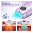 thumbnail image 4 of Depiladora Láser Corporal Belug Modo Frio color Violeta 127V, 4 of 5