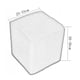 thumbnail image 2 of Estiramiento de almacenamiento otomano Funda elástica Rectángulo Rectángulo Reposapiés Funda de sofá Taburete plegable de muebles Reposapiés café Macarena otomana cubre funda, 2 of 4