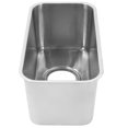 thumbnail image 5 of TICFOX RV Kitchen Sink, RV Sink Square 390x190x185mm 304 Stainless Steel Large Capacity Flush Mounted Camper Sink with 90mm Drain for Van Yacht Boat, 5 of 8
