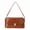 brown, variant on Genuine Cowhide Leather Crocodile Grain Shoulder Bag, Women's Underarm Handbag, Daily Travel Purse