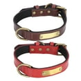 thumbnail image 3 of Pet Dog Collar,Engravable Comfortable Artificial Cattlehide Pet Collar Pet Engravable Collar Effortless Installation, 3 of 14