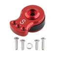 thumbnail image 1 of 25T Alloy Aluminum Servo Saver Upgrade Parts Steering Arm for 1/10 RC Cars Truck S Red, 1 of 8