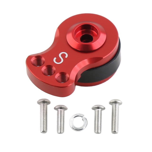 Accesorios Servo Saver, piezas de actualización de servidor , brazo de dirección, aleación de aluminio de 25T para coches de control remoto S rojo Hugo Brazo servo
