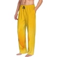 thumbnail image 2 of Balery Yellow Lemon print Men's Pajama Pants,Ultra Lightweight Pjs,Lounge Pant-Large, 2 of 9