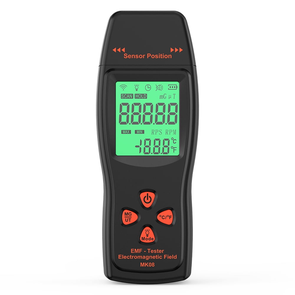 Meterk EMF Meter Handheld Mini Digital LCD EMF Detector