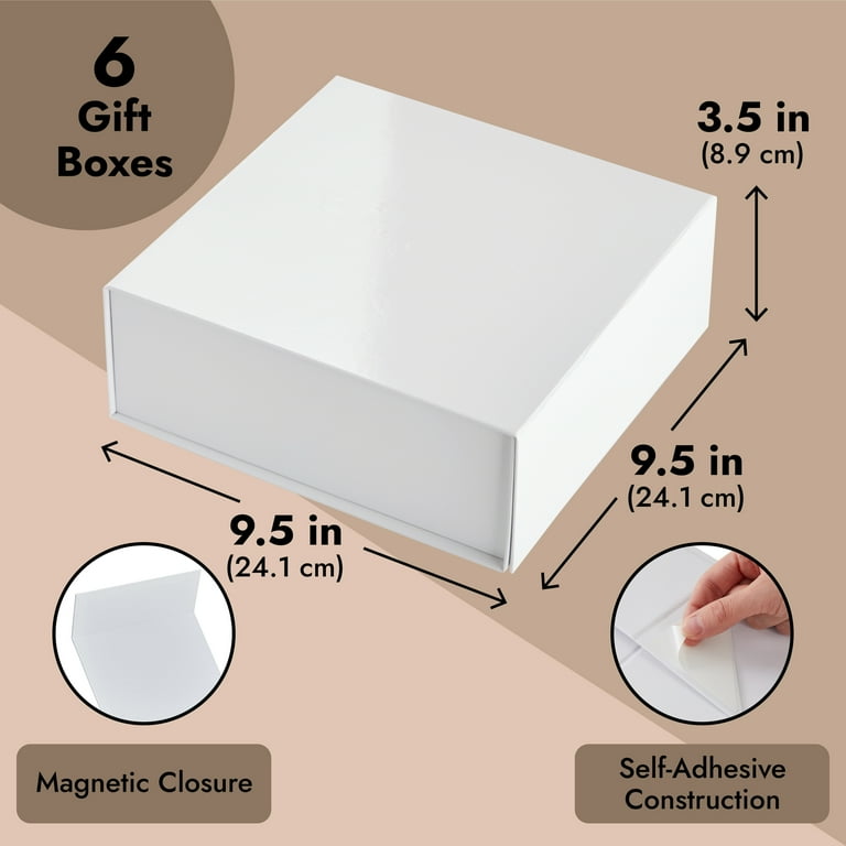 Joyscoop Large Gift Box - 13x9x4.3 Inch Magnetic Lid Luxury Present Box For Special Occasions