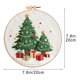 thumbnail image 2 of Kit de bordado navideño, materiales para manualidades, pintura de bordado navideño, limpiadores de cuero, 2 of 6