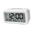 thumbnail image 1 of Reloj despertador digital, reloj digital de mesa, repetición electrónica de 12/24 horas, relojes despertadores digitales para aprender, sala de estar, blanco BLESIY Reloj despertador digital, 1 of 8