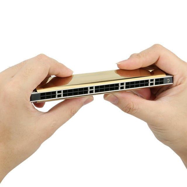 Harmonica Musical Instrument, Kids Harmonica Durable Harmonica, Professional For Adults Beginner Golden C Key