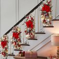 thumbnail image 2 of Swag Trim Garland Ornamento Corona de Navidad Sin/con suministros de fiesta ligeros JShteea  El nuevo, 2 of 7
