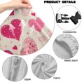 thumbnail image 7 of SCRAWLGOD Valentine's Day Decor Heart Spot Print Pink 4 PCS Gaming Chair Covers Slipcovers with Armrest Covers Computer Chair Cover Stretchable Gamer Chair Cover Cat Scratch Proof, 7 of 7