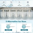 thumbnail image 3 of Costway Portable Countertop Ice Maker Machine 35Lbs/24H Self-Clean w/ Ice Basket & Scoop, 3 of 10