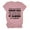 Pink, variant on Ichuanyi Womens Tops, Summer Women Casual Letters Print Shirt O-Neck Short Sleeve Tee Tops Tunic