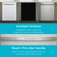 thumbnail image 5 of Kenmore 24” Built-In-Dishwasher w/ 3rd Rack & Turbo Dry with Bar Handle, White, 5 of 21