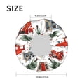 thumbnail image 4 of KLL Christmas Houses Pattern Shower Cap & Bath Cap for Women,Reversible Oversized Waterproof Shower Caps for all Hair Lengths,Elastic Reusable Bathing Hair Cap, 4 of 6