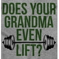 thumbnail image 2 of Does Your Grandma Even Lift Exercise Toddler Boy Girl T Shirt Infant Toddler Brisco Brands 12M, 2 of 6