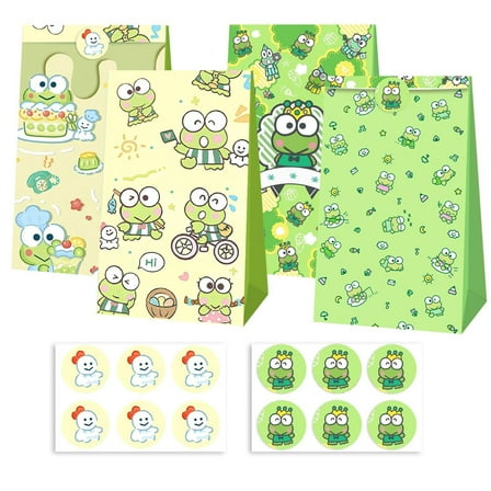 The Frog of Keroppi Candy Bags 12PCS Party Favor Gift Bags Birthday Party Decor