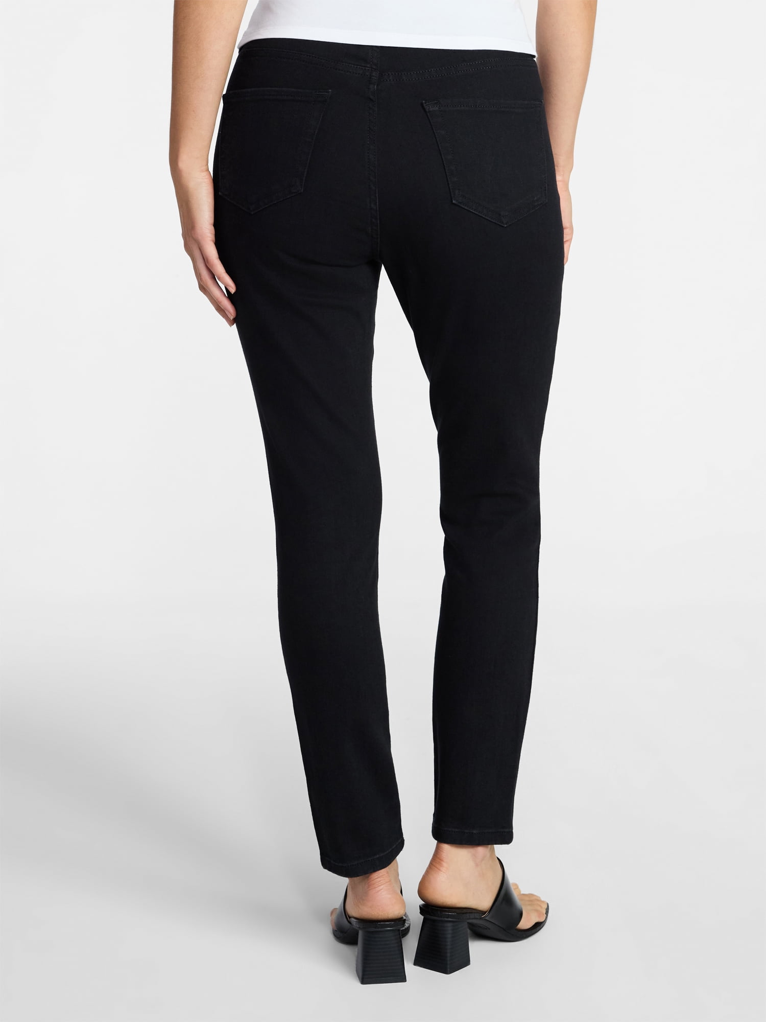Time and Tru Women's High Rise Skinny Jeans, Sizes 0-22, 0S-22S