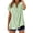 #0448-Green, variant on Women's Tops Peter Pan Collar Sleeveless Striped Tops Office Daily Commute Neat Fit Comfortable Vests Gift