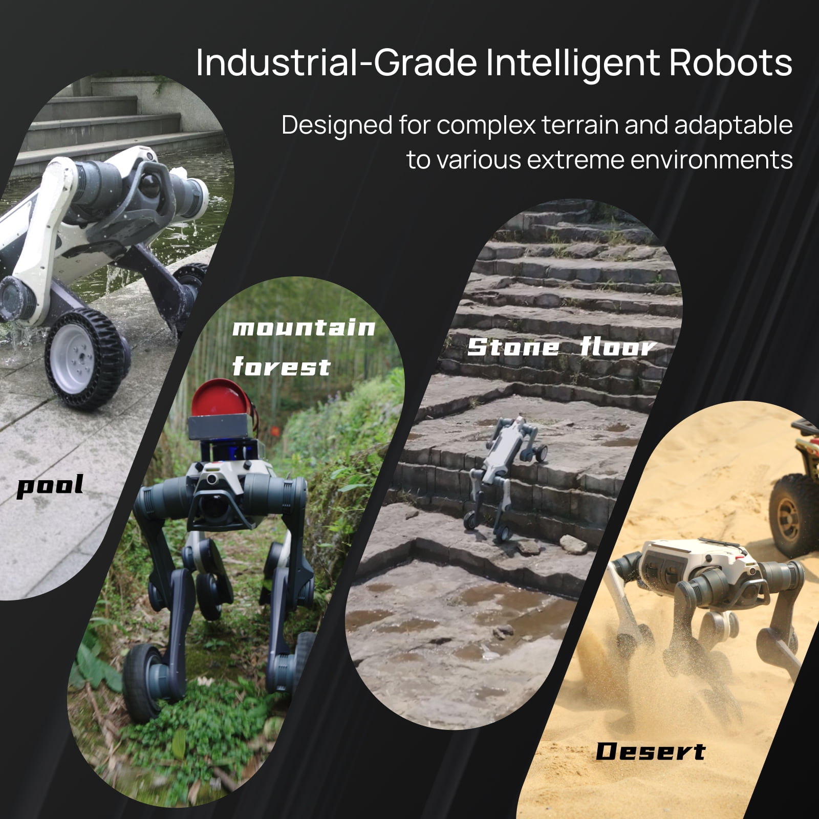 DEEP Robotics LYNX M20 Pro Robotic Quadruped – Supports Secondary Development, Industrial Robot Dog | Fit for Research, Education, Power Inspection, Emergency Rescue & Logistics