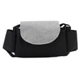 thumbnail image 4 of Bolsa Para Cochecito De Bebé, Bolsa Universal Para Cochecito De Bebé Con Múltiples Bolsillos, Hebilla Ajustable, Tela Oxford, Fuerte Resistencia Al Desgaste Para Ir De Compras ANGGREK Gris oscuro, 4 of 8