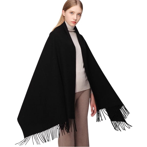 Irish 100% Merino Wool Scarf for Women, Long, Soft Brushed Woolen Fiber, Imported 72x12inch