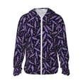 thumbnail image 2 of Lsque Lavender Flowers UPF 50+ Lightweight Sun Protection Men's Women's Long Sleeve Shirt, Hoodie Performance -Large, 2 of 9