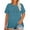 Green, variant on Women's Plus Size Casual Short Sleeve Oversized Graphic Printed T-Shirt Comfortable Flowy Top with Round Neck Design for Everyday Wear