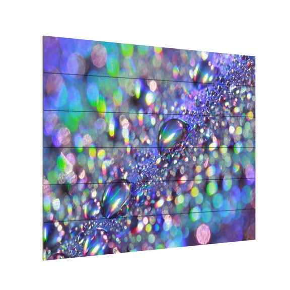 Beata Czyzowska Young 'Colours of Rainbow' Wood Slat Art