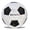 Black & White, variant on Barocity Black and Gold Size 4 Soccer Ball - Premium Outdoor and Indoor Soccer Ball with Reflective Iridescent Rainbow Hex Pattern, Cool Boys and Girls Soccer Ball for Playtime, Practice and Training