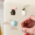 thumbnail image 3 of Binwennn Christmas Decorations 8PCS Mini Vase Desktop Decoration Ornament Mini Ceramic Vase Refrigerator Funny Cute Vases Kitchen Decoration Birthday Collection (8PCS), 3 of 7
