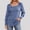Navy, variant on Women's Knit Tops Ribbed Scoop Neck Sweater, Long Sleeve Pullover Shirts, Brushed Knit Split Hem Button Detail Blouses Top, Loose Fit Casual Fall Winter Layering Shirt