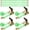 Green, variant on 4 Pack Tie Down Straps for Kit, 2 Inch Ratchet Straps with Snap Hooks Heavy Duty 8ft, 11000 LBS Break Strength, 36 Inch Axle Straps for , , UTV