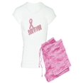 thumbnail image 1 of CafePress - Breast Cancer Survivor Pajamas - Women's Light Pajamas, 1 of 1
