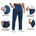 thumbnail image 4 of Weilanxin Men's Mesh Lightweight Sweatpants with Zipper Pockets Athletic Pants for Men Gym Pants for Workout,Jogging,Running, 4 of 8